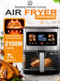 7L 2100W Air Fryer with 8 Automatic Programs
