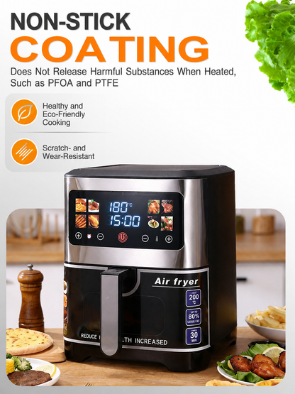 7L 2100W Air Fryer with 8 Automatic Programs