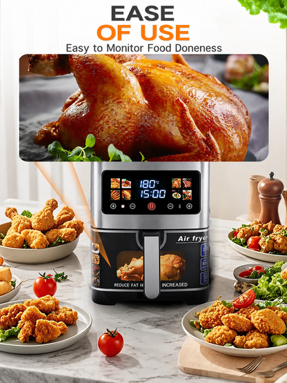 7L 2100W Air Fryer with 8 Automatic Programs