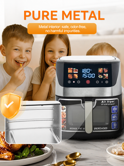 10L 2100W Air Fryer with Touch Screen and 8 Programs