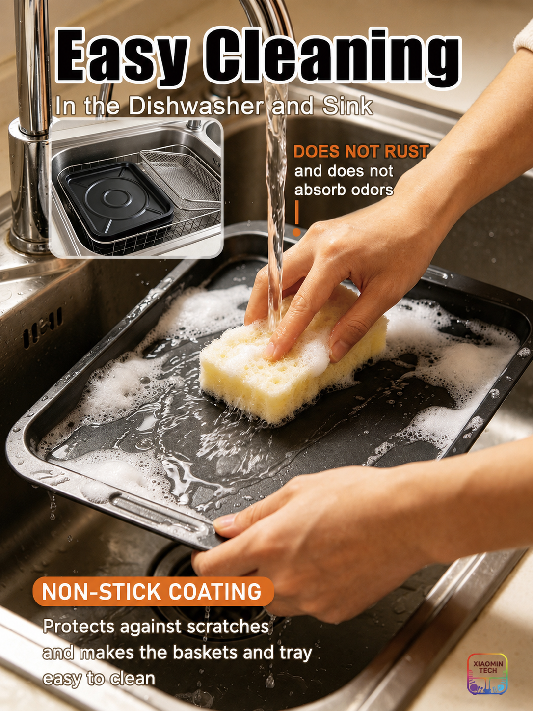 10L Electric Air Fryer Oven, 2100W Digital Touch Screen Air Fryer with Large Viewing Window